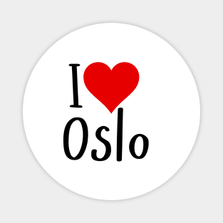 I Love Oslo Magnet